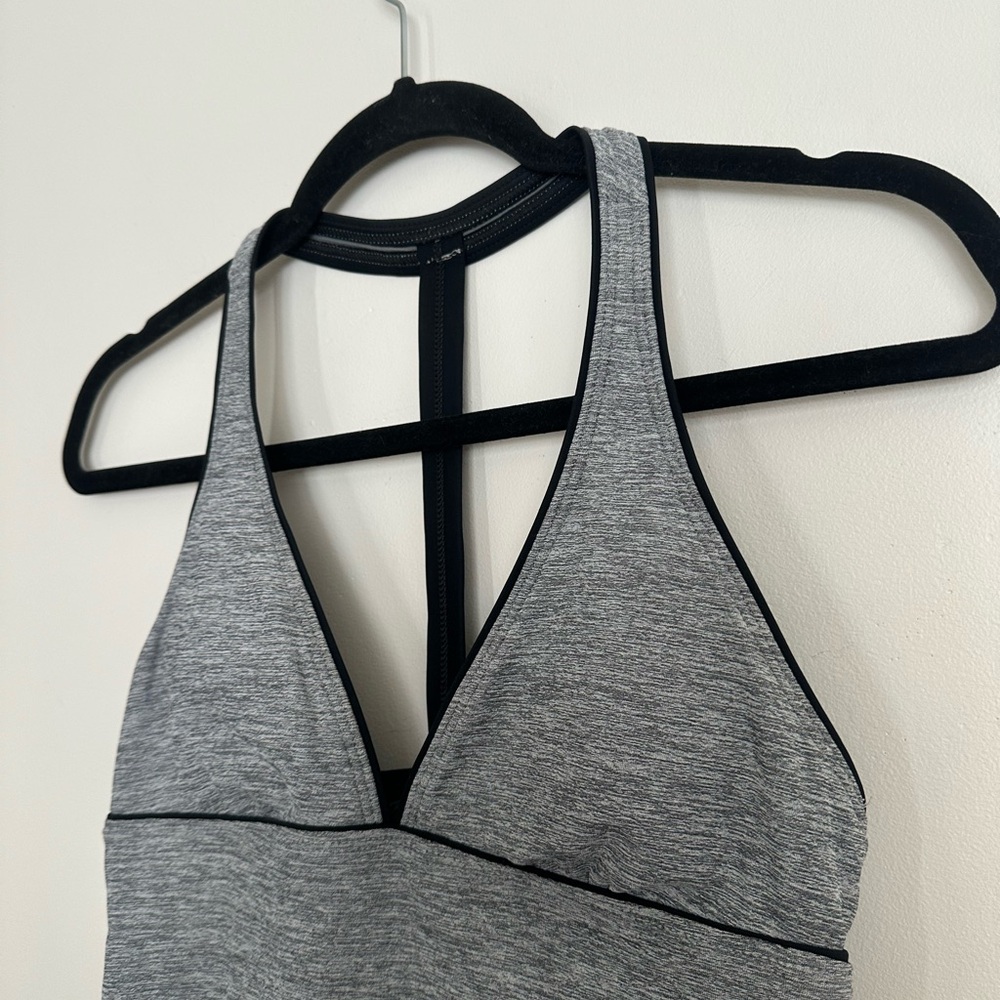 Athleta Gray Strappy Back Athletic Tank Top – XS - Picture 3 of 6